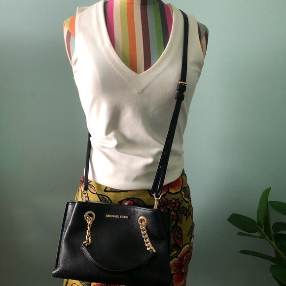 Michael Kors Teagen small blk messenger bag NWOT - Picture 6 of 13